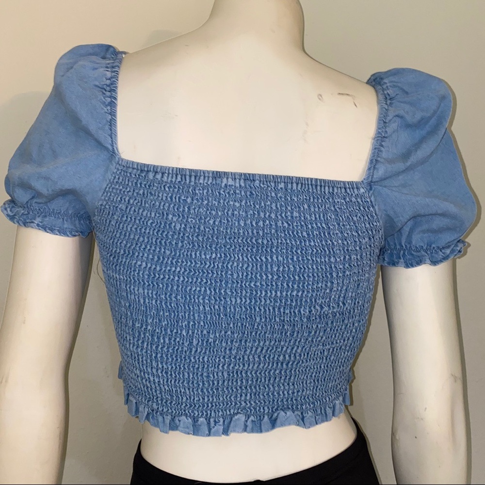 Jean ruffled top - Picture 3 of 3